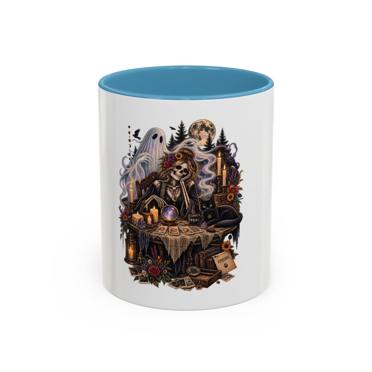 Witchy Halloween Coffee Mug – Spooky Seance Accent Mug (11/15oz)