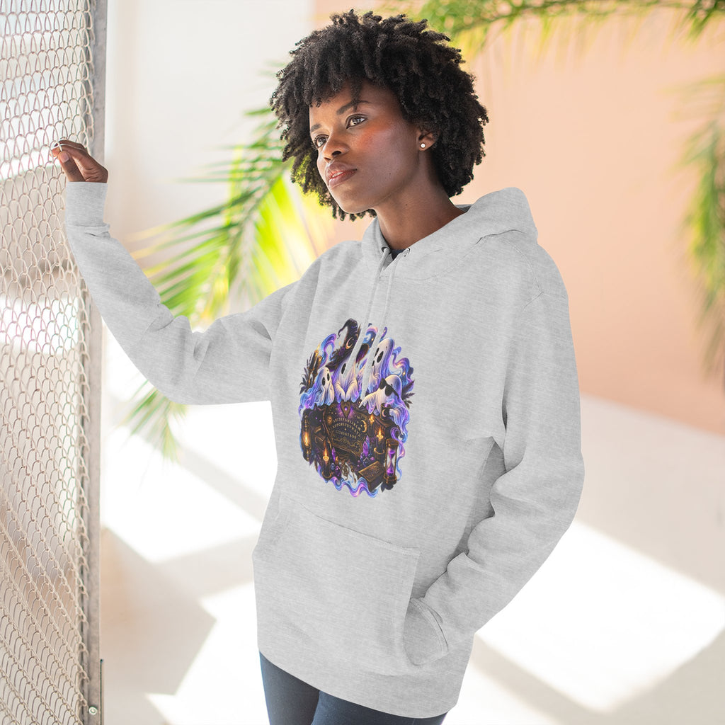 Funny Ghosts with Spirit Board Hoodie — Halloween Ghosts & Haunted Night Pullover