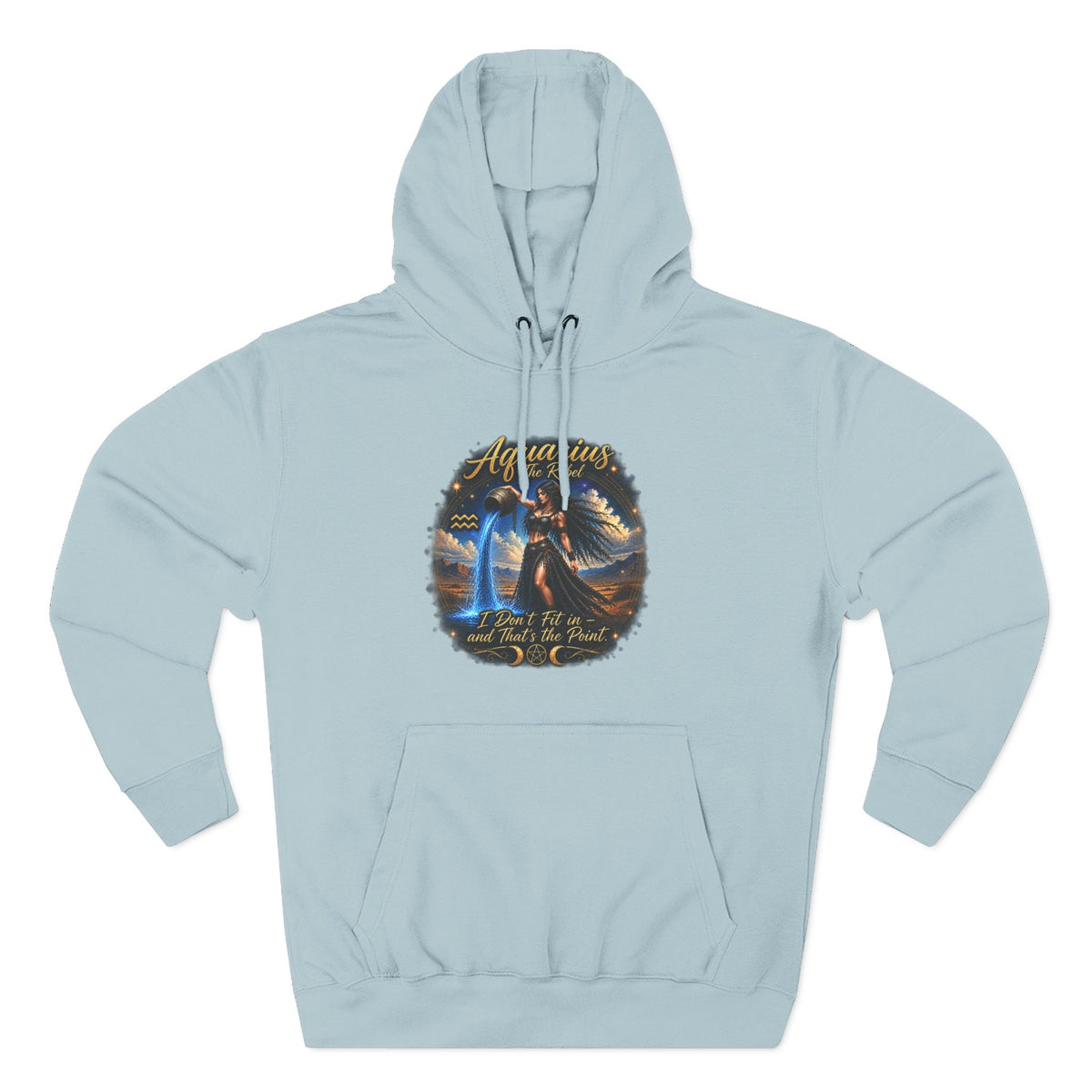 Aquarius Rebel Zodiac Hoodie