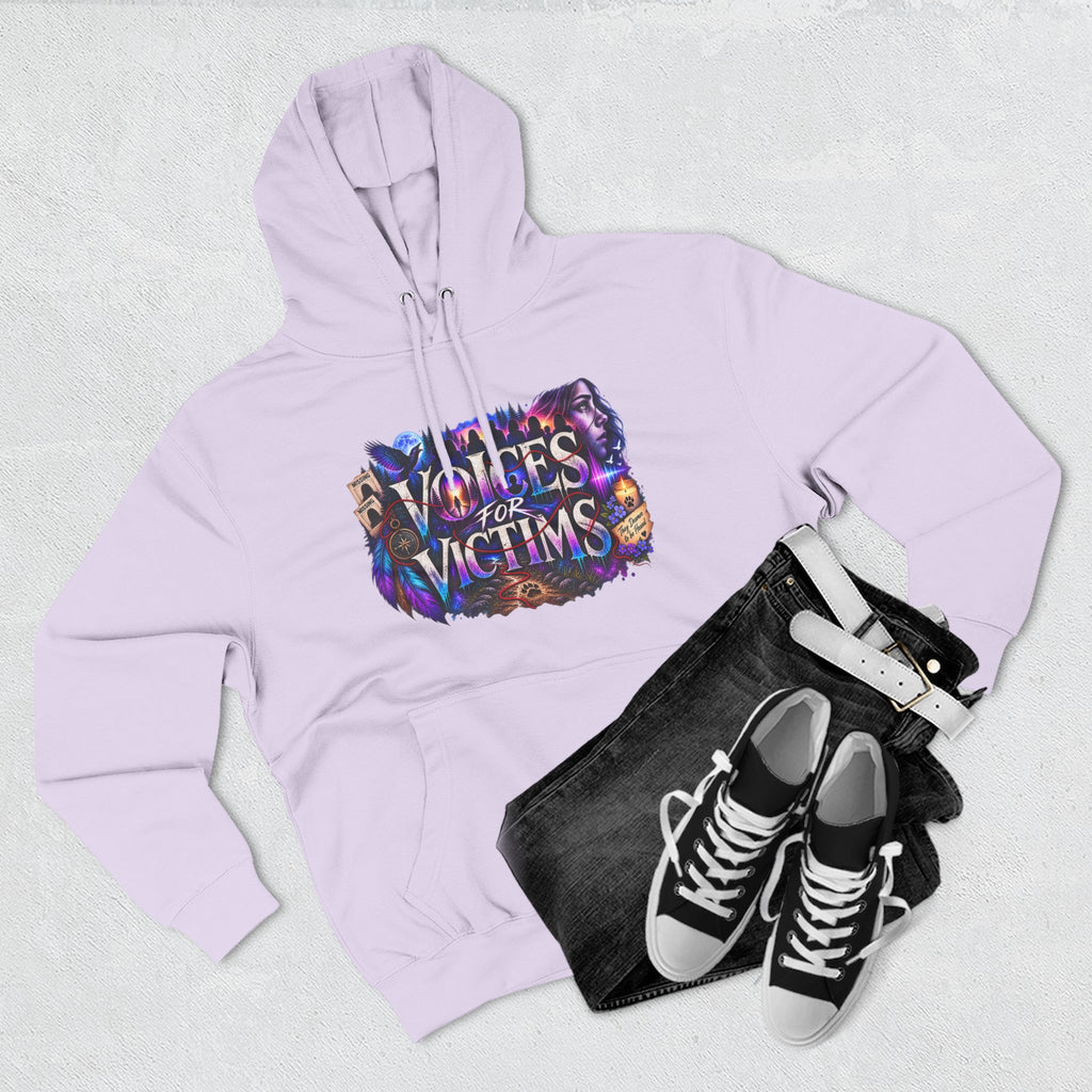 Voices for Victims Graphic Hoodie — Support & Awareness Pullover