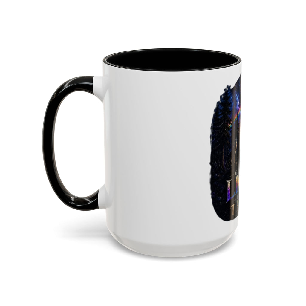 Guided by Light Coffee Mug — Inspirational Nature Moonrise Design (11/15oz) Advocacy mug
