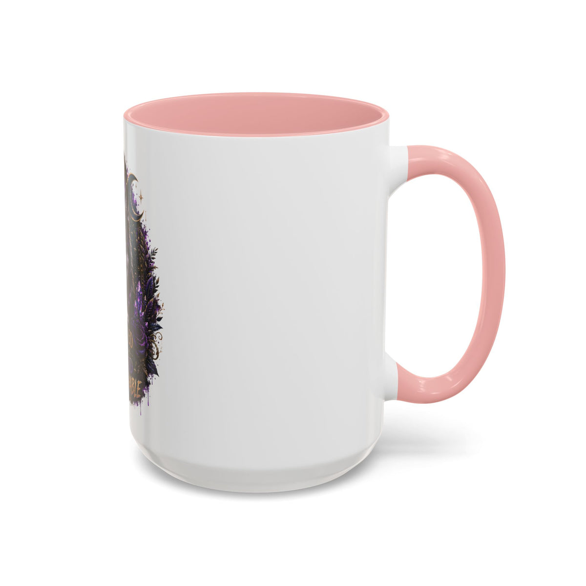 Protected, Guided & Unfuckwithable Wolf Coffee Mug — Spiritual Mystic Accent Mug (11/15oz)