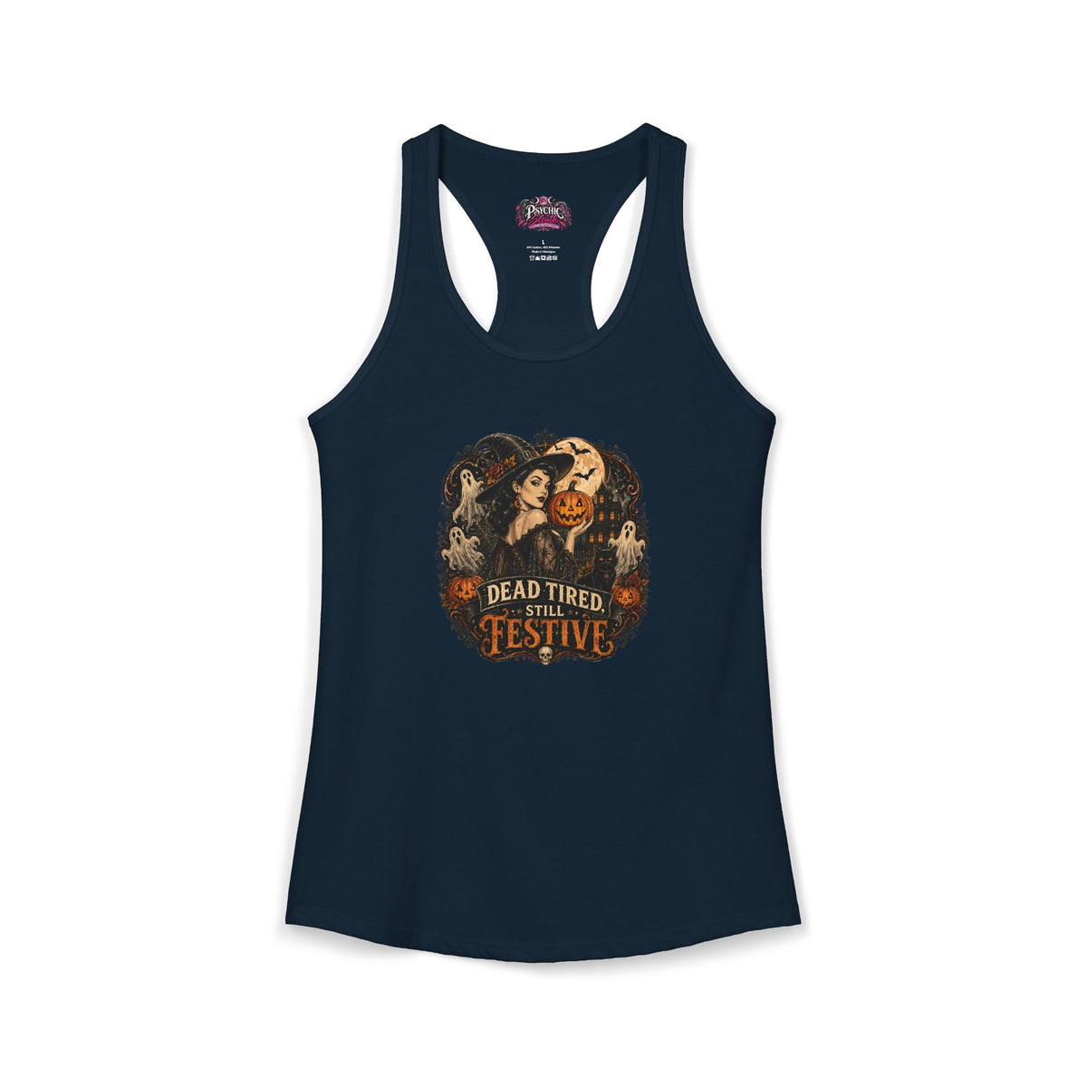 Dead Tired Humor Halloween Tank