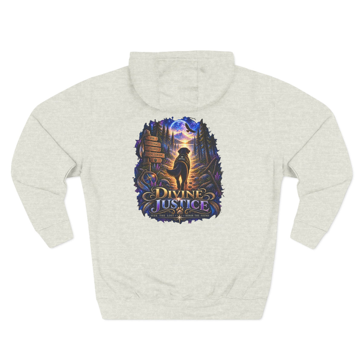 Divine Justice Graphic Hoodie — Support the Mission