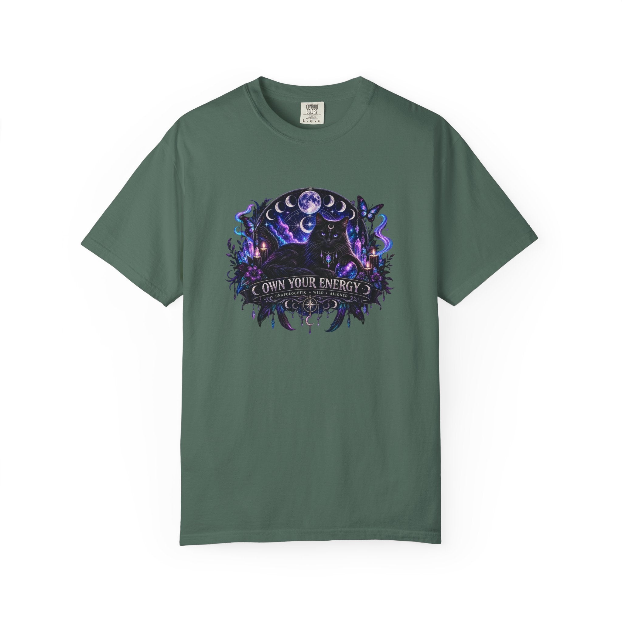Own Your Energy T-Shirt — Mystic Moon Forest Graphic Tee