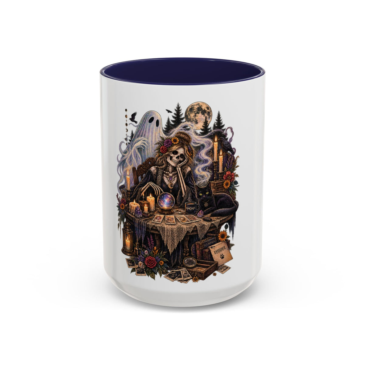 Witchy Halloween Coffee Mug – Spooky Seance Accent Mug (11/15oz)