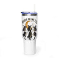 Hexes On My Exs 40oz Tumbler — Witch Moon Vacuum Insulated Travel Mug