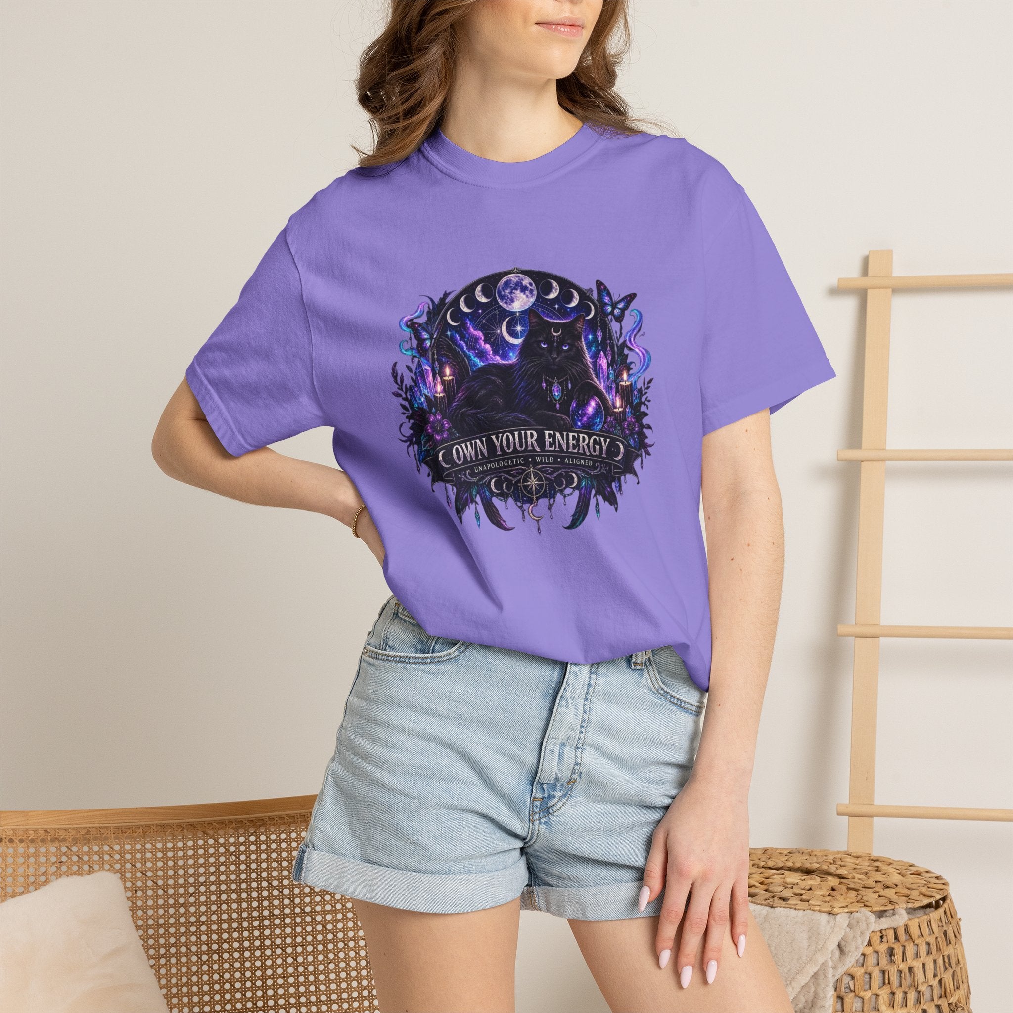 Own Your Energy T-Shirt — Mystic Moon Forest Graphic Tee
