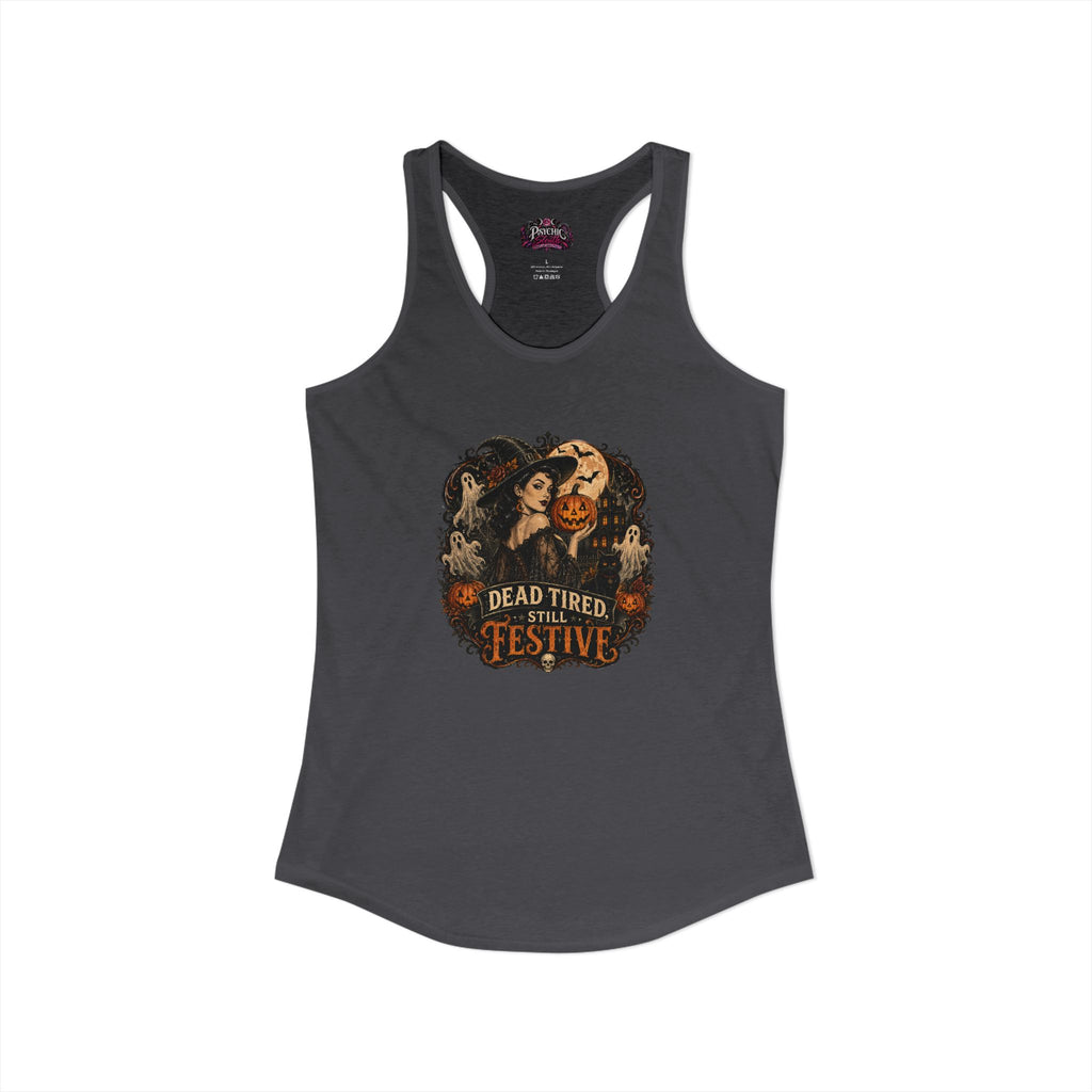 Dead Tired Humor Halloween Tank