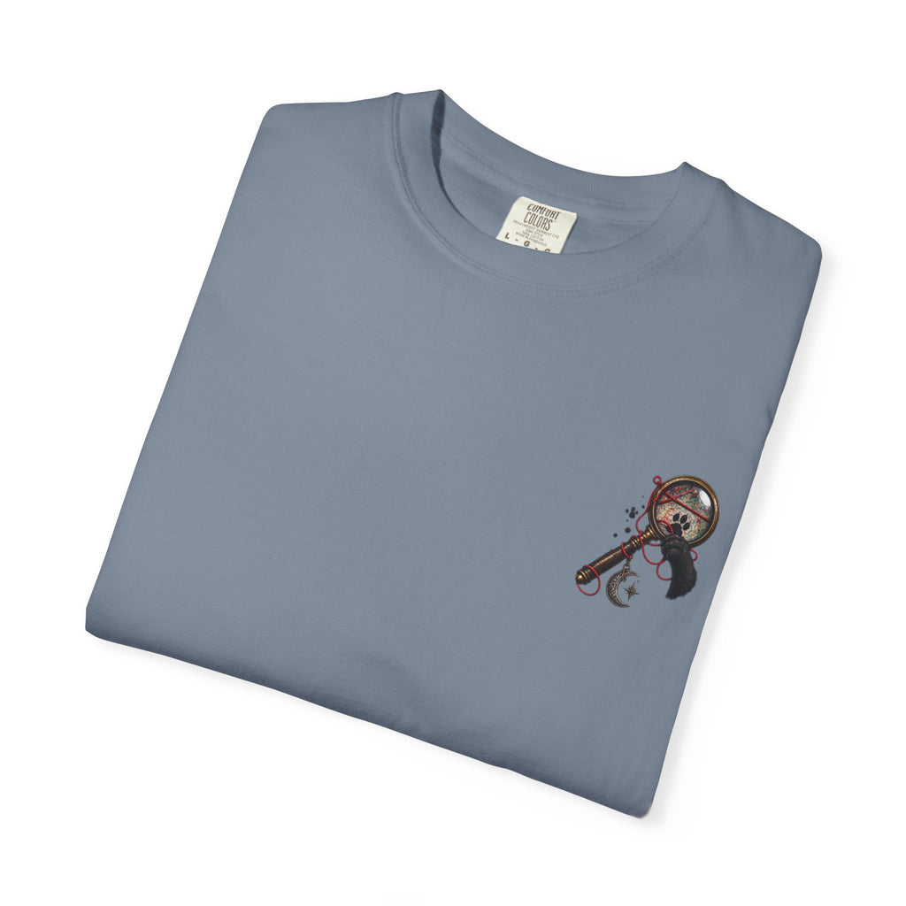 Mystery Evidence Board T-Shirt — Crime Scene Collage Graphic Tee