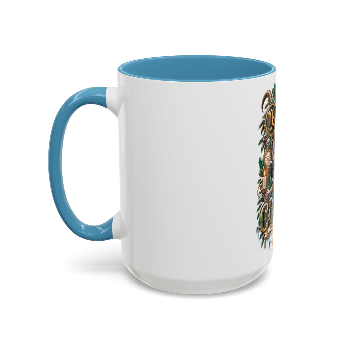 Capricorn Norwegian Forest Zodiac Cat Accent Coffee Mug – Astrology Cat Gift (11/15 oz)