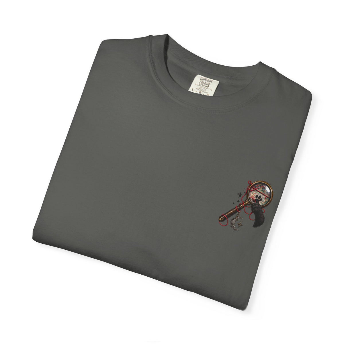 Mystery Evidence Board T-Shirt — Crime Scene Collage Graphic Tee