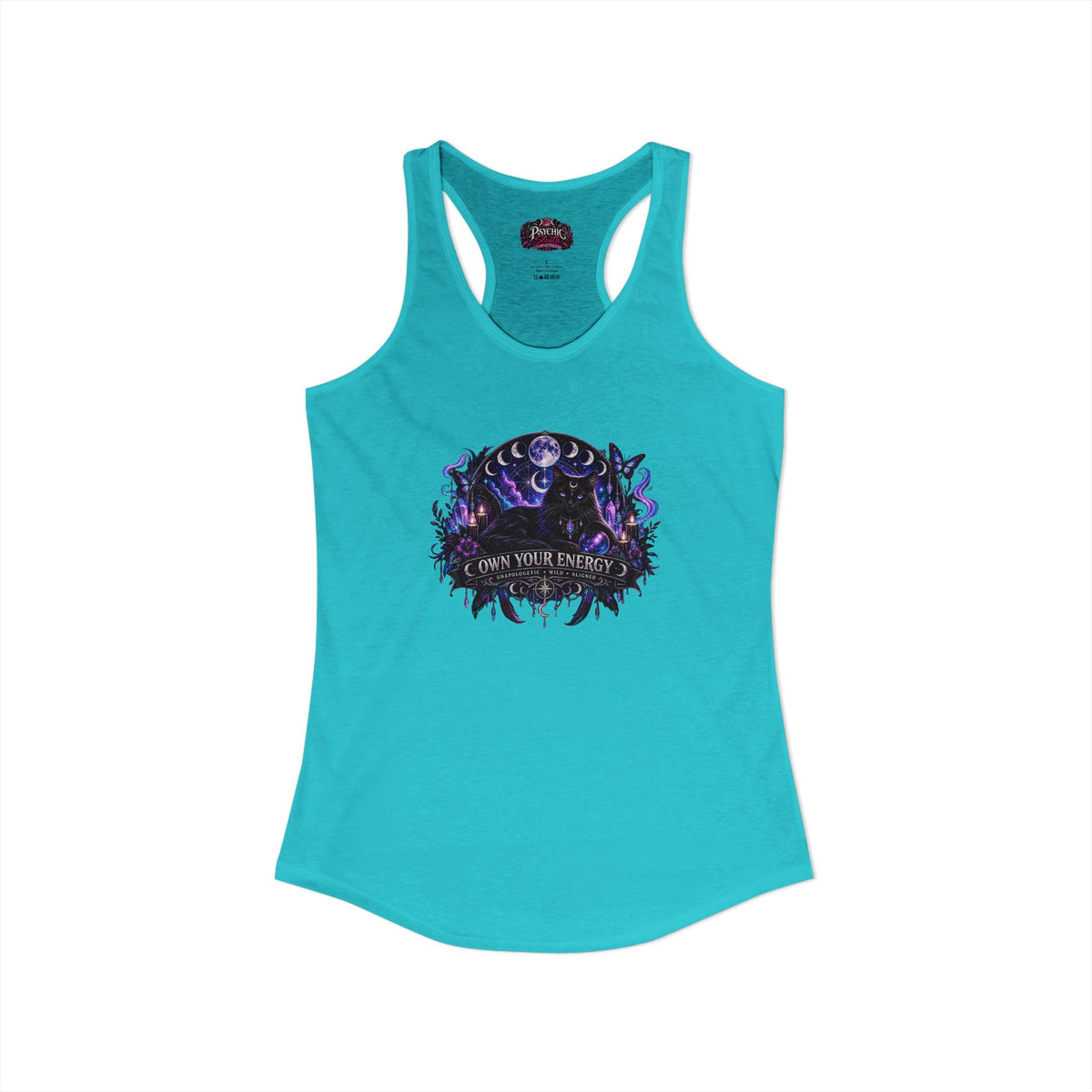 Own your Energy Majestic Black Cat Tank