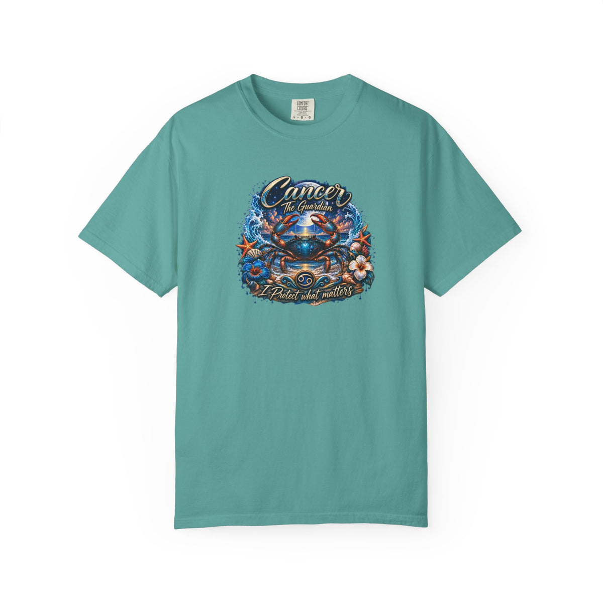 Cancer The Guardian Zodiac Tee- Born Devoted