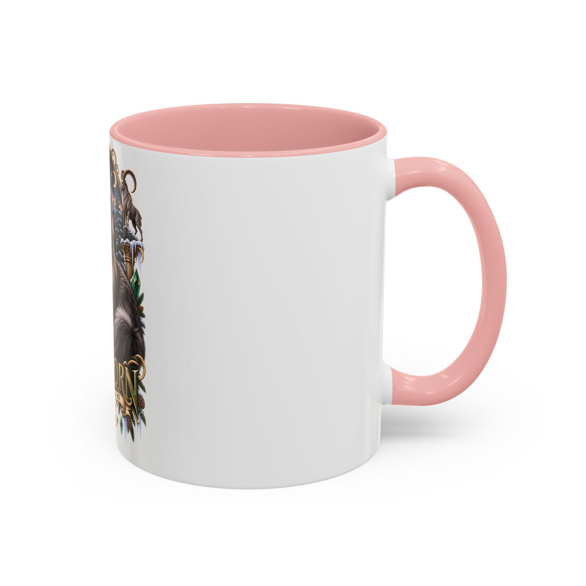 Capricorn Norwegian Forest Zodiac Cat Accent Coffee Mug – Astrology Cat Gift (11/15 oz)