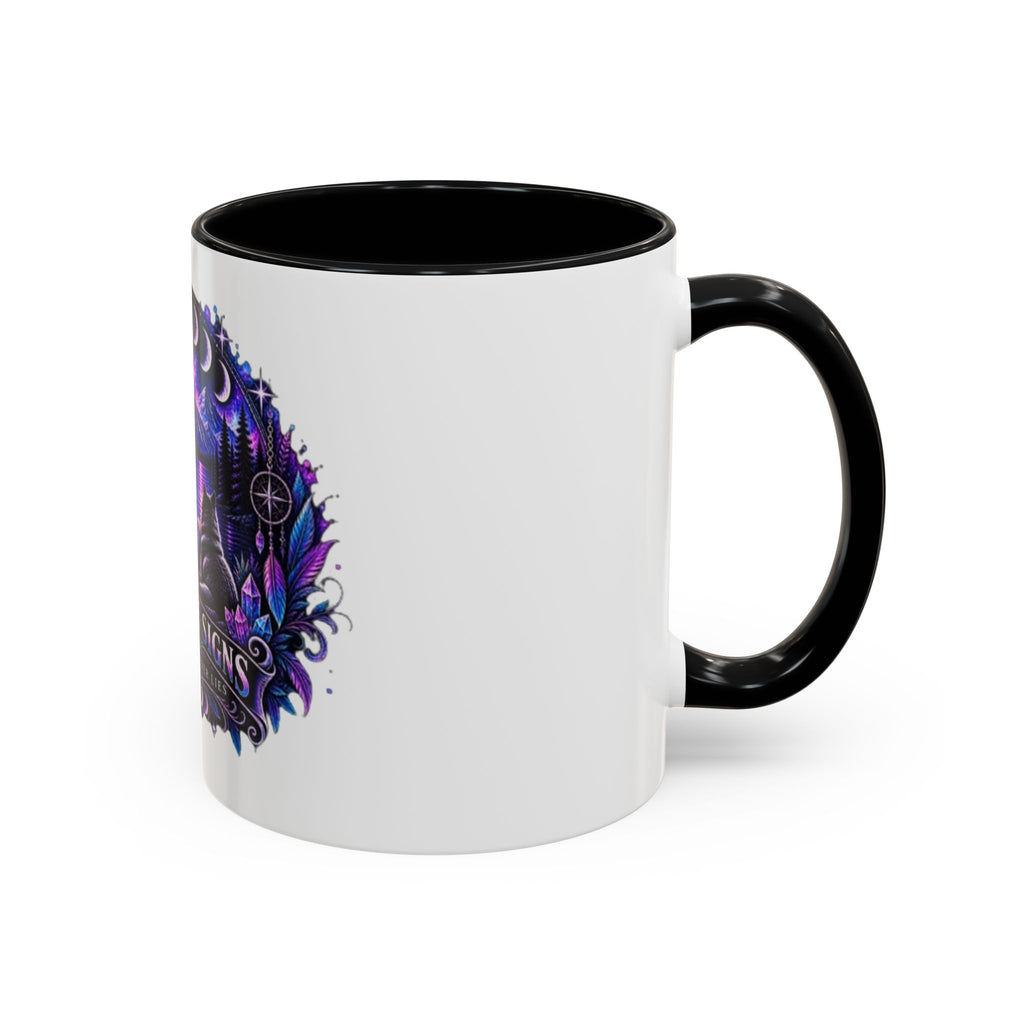 Mystic Moon Coffee Mug — "Trust the Signs" Night Sky Design