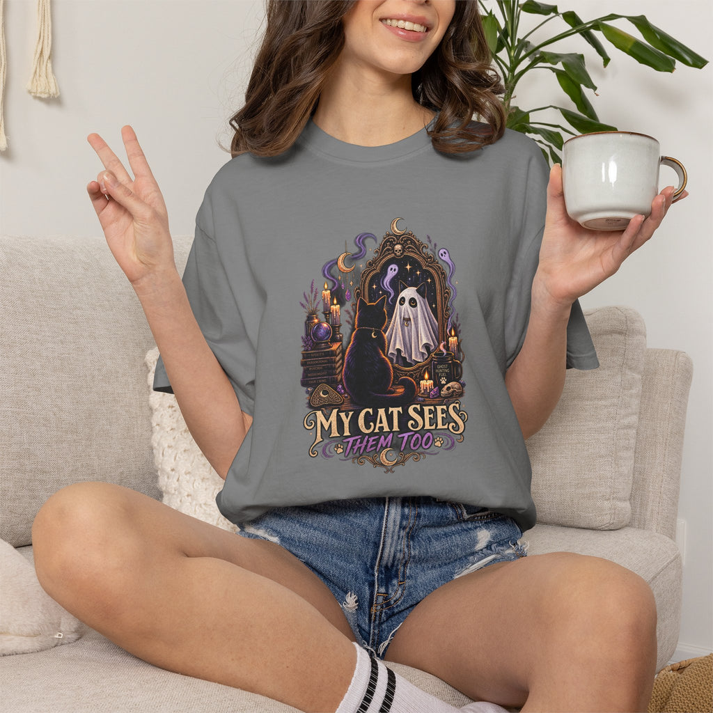 My Cat Sees Ghosts T-Shirt