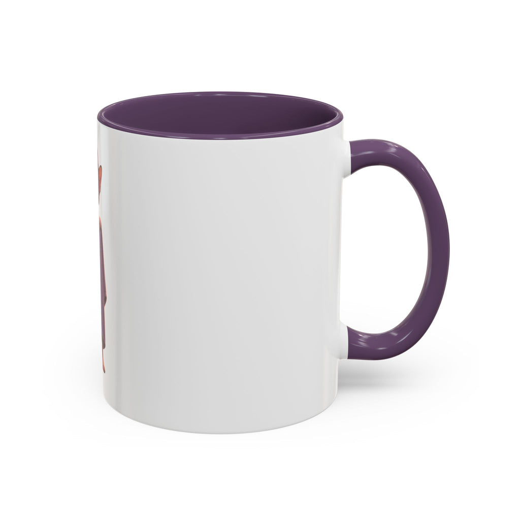 Sphynx Cat in Purple Towel Accent Coffee Mug (11/15 oz)