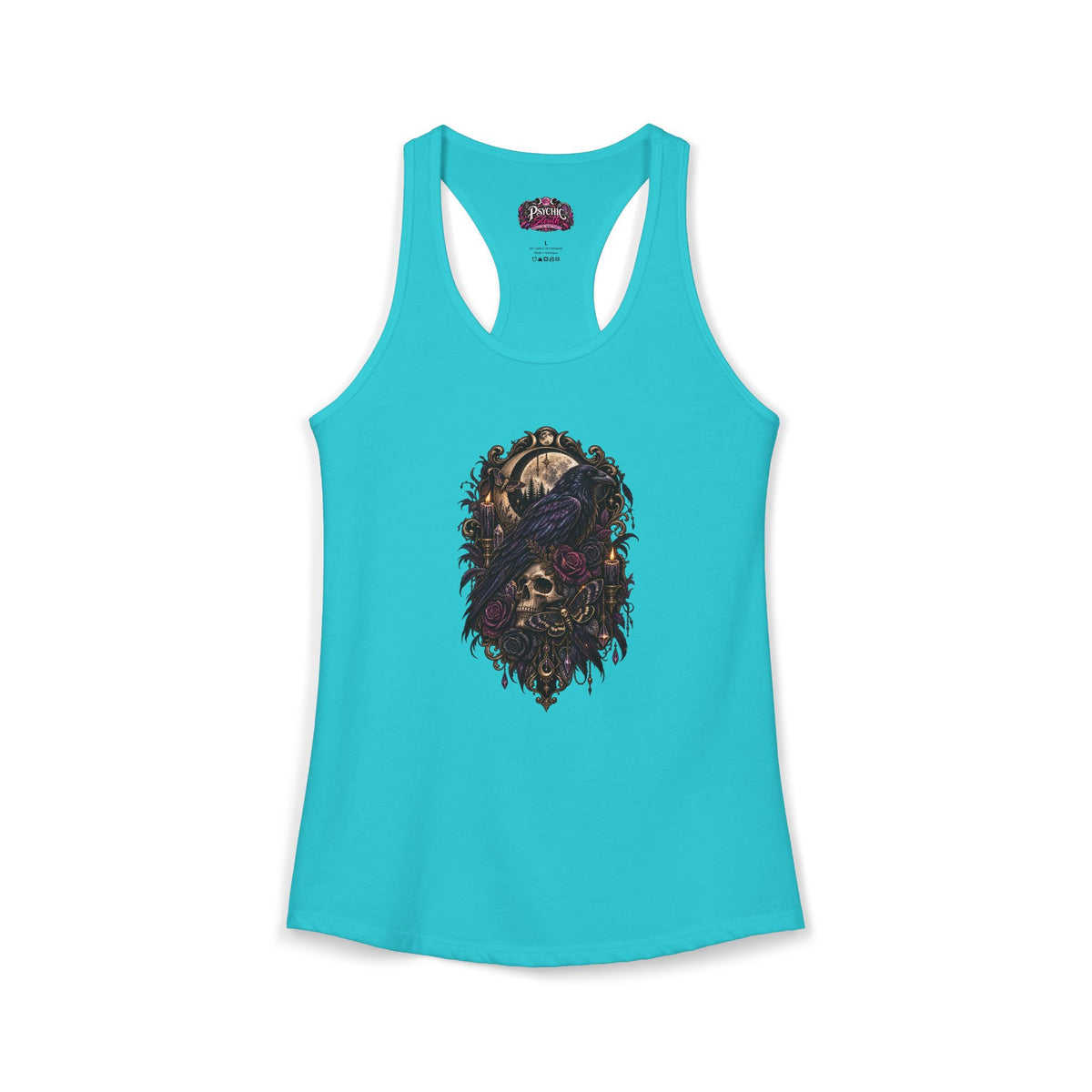 Raven Skeleton Goth Tank