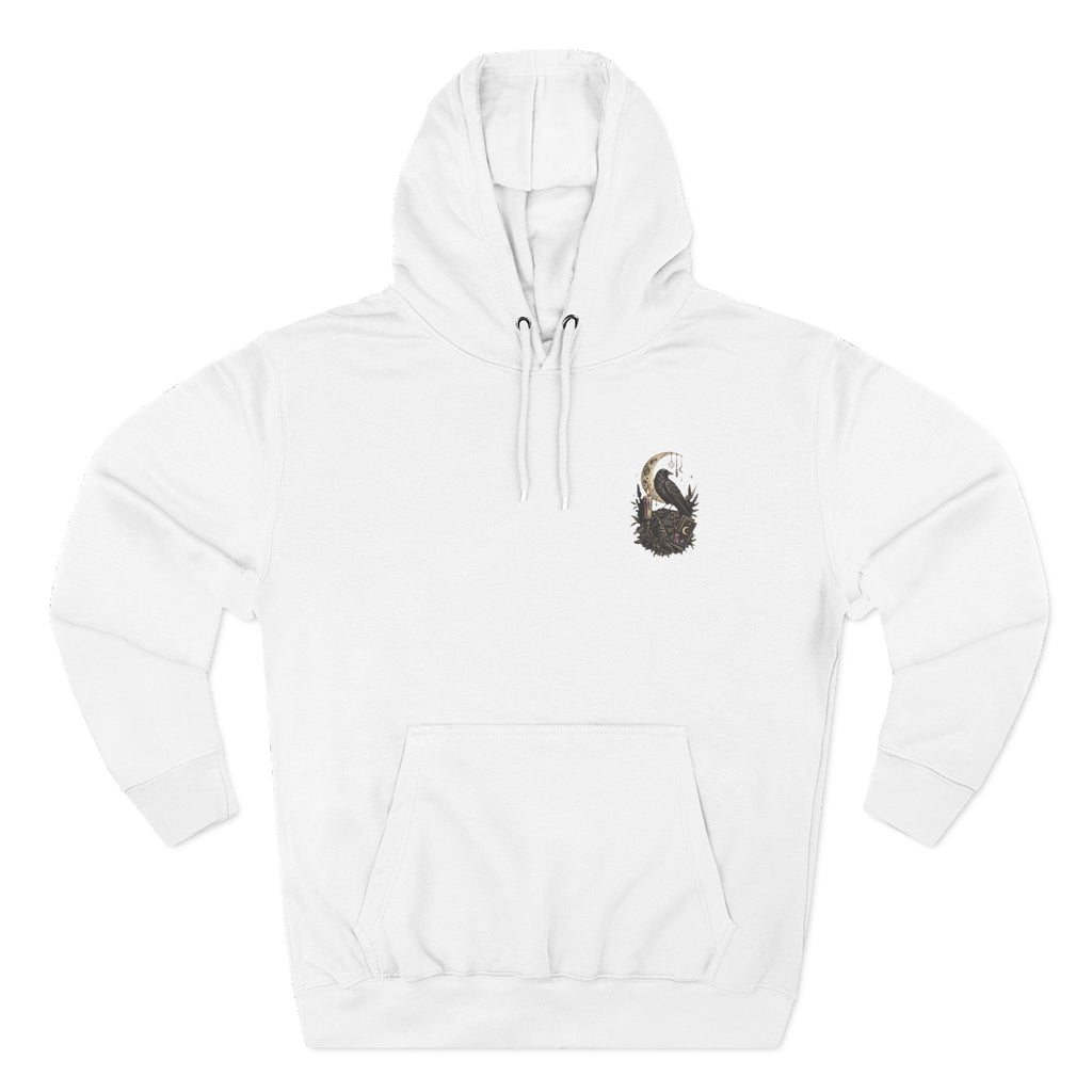 Witchy Trio Graphic Hoodie – 'Girls Will Be Girls' Vintage Moonback Sweatshirt