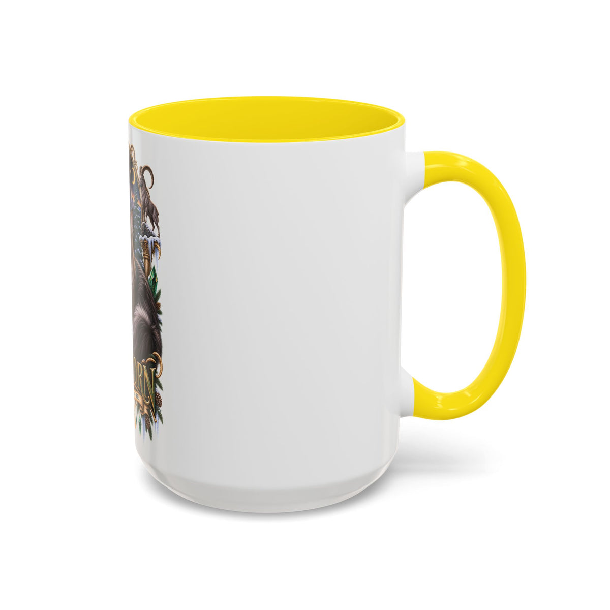 Capricorn Norwegian Forest Zodiac Cat Accent Coffee Mug – Astrology Cat Gift (11/15 oz)