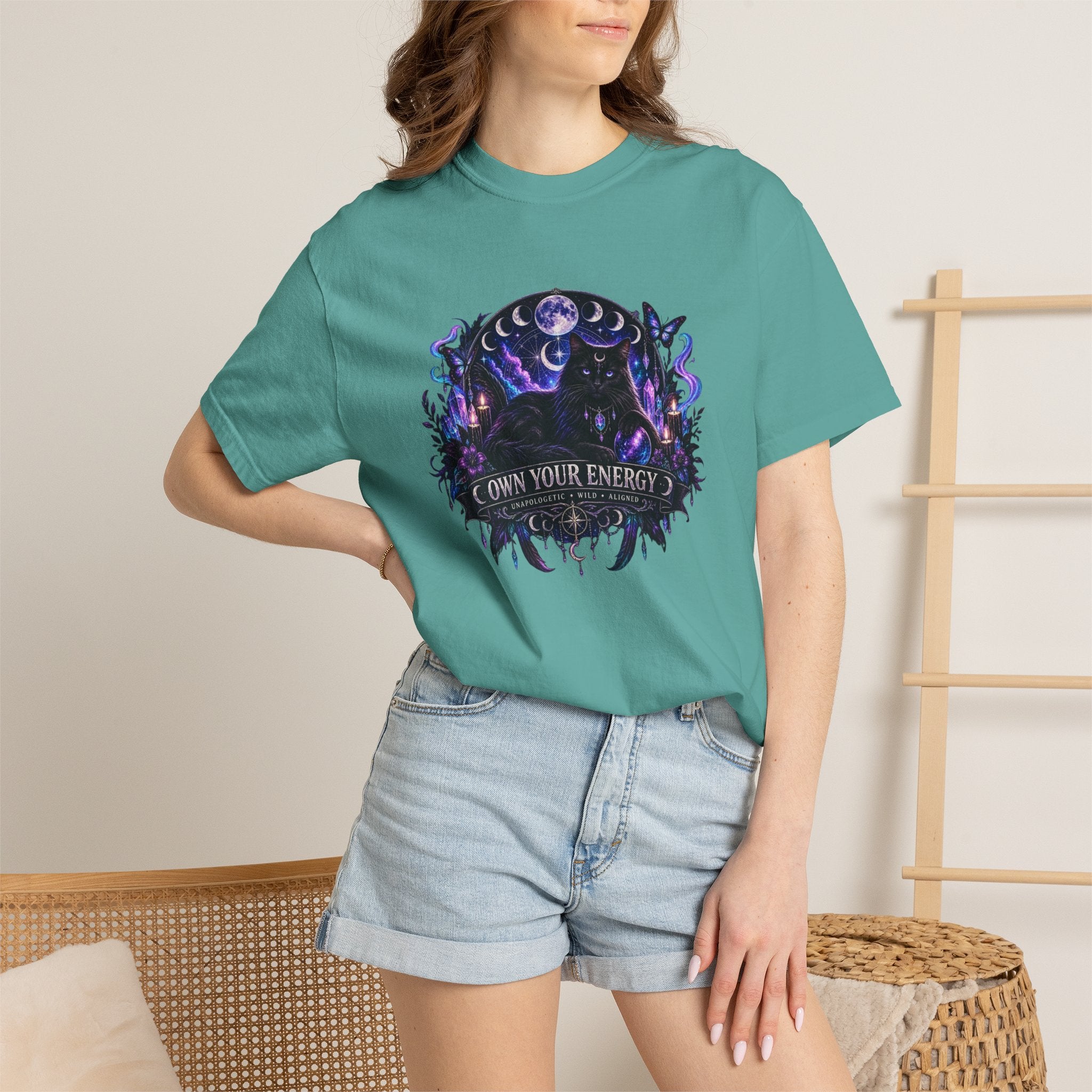 Own Your Energy T-Shirt — Mystic Moon Forest Graphic Tee
