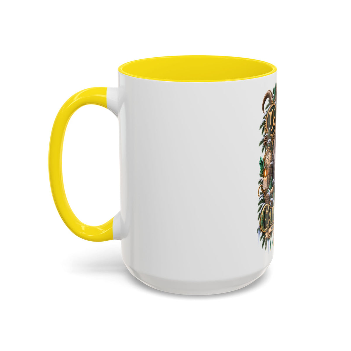Capricorn Norwegian Forest Zodiac Cat Accent Coffee Mug – Astrology Cat Gift (11/15 oz)
