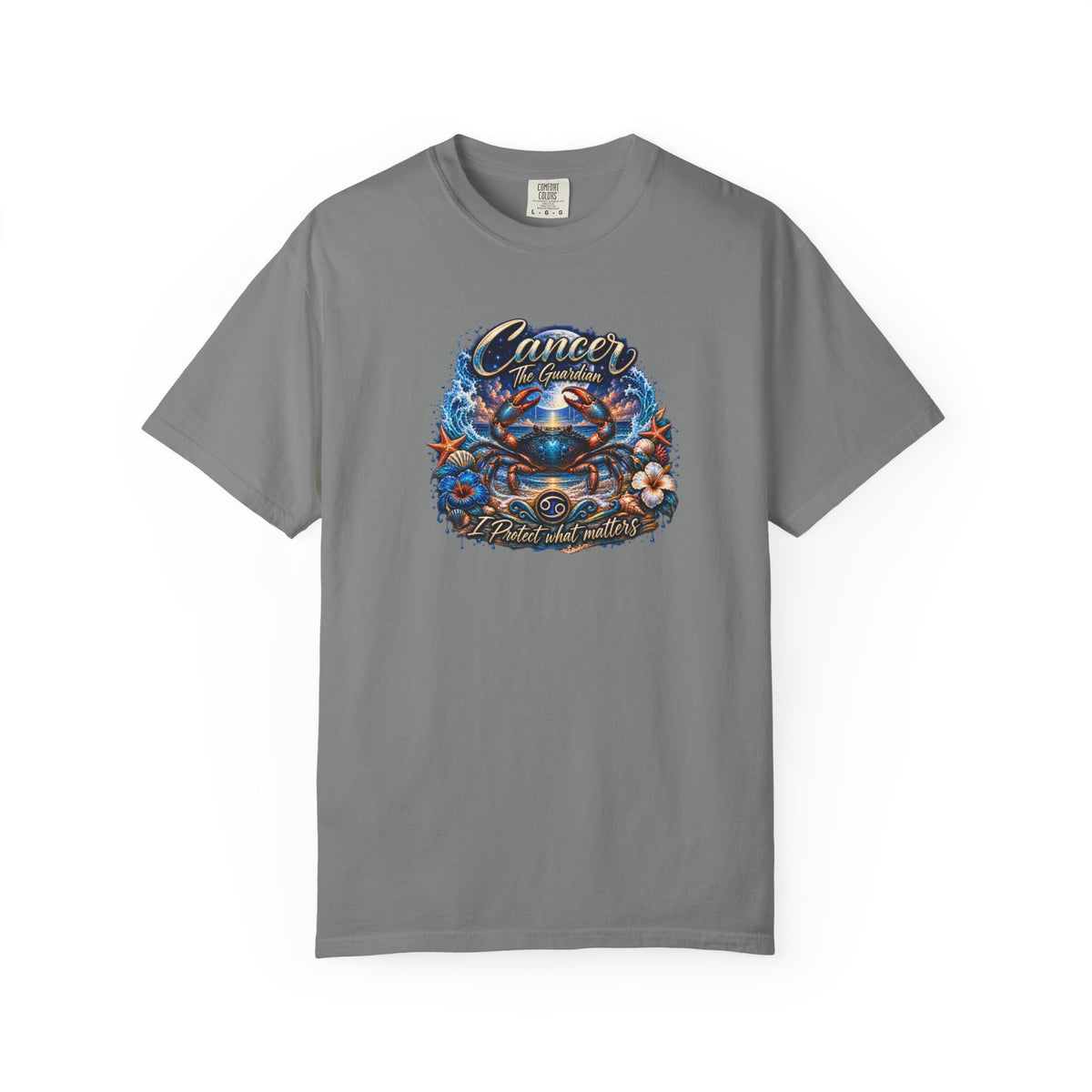 Cancer The Guardian Zodiac Tee- Born Devoted