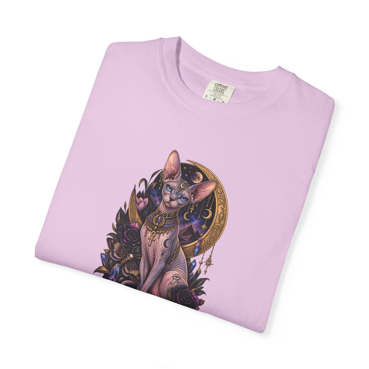 Egyptian Sphynx Moon cat Graphic T-Shirt