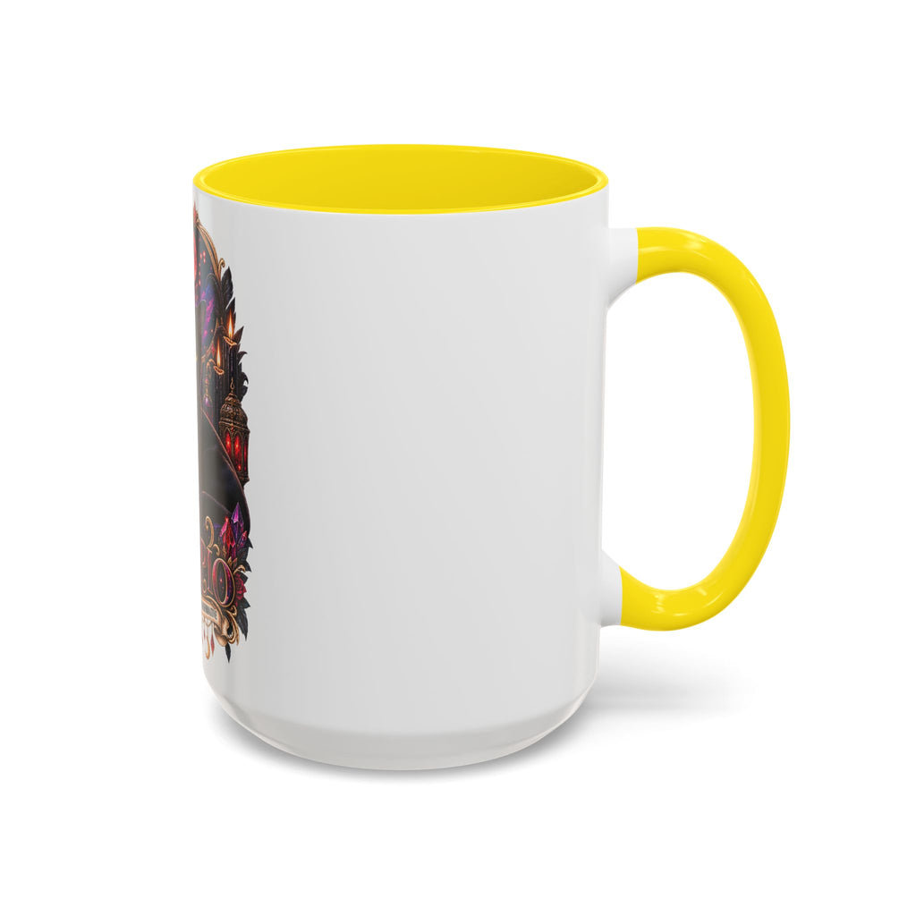Scorpio Zodiac Black Cat Accent Coffee Mug – Astrology Gift (11oz & 15oz)