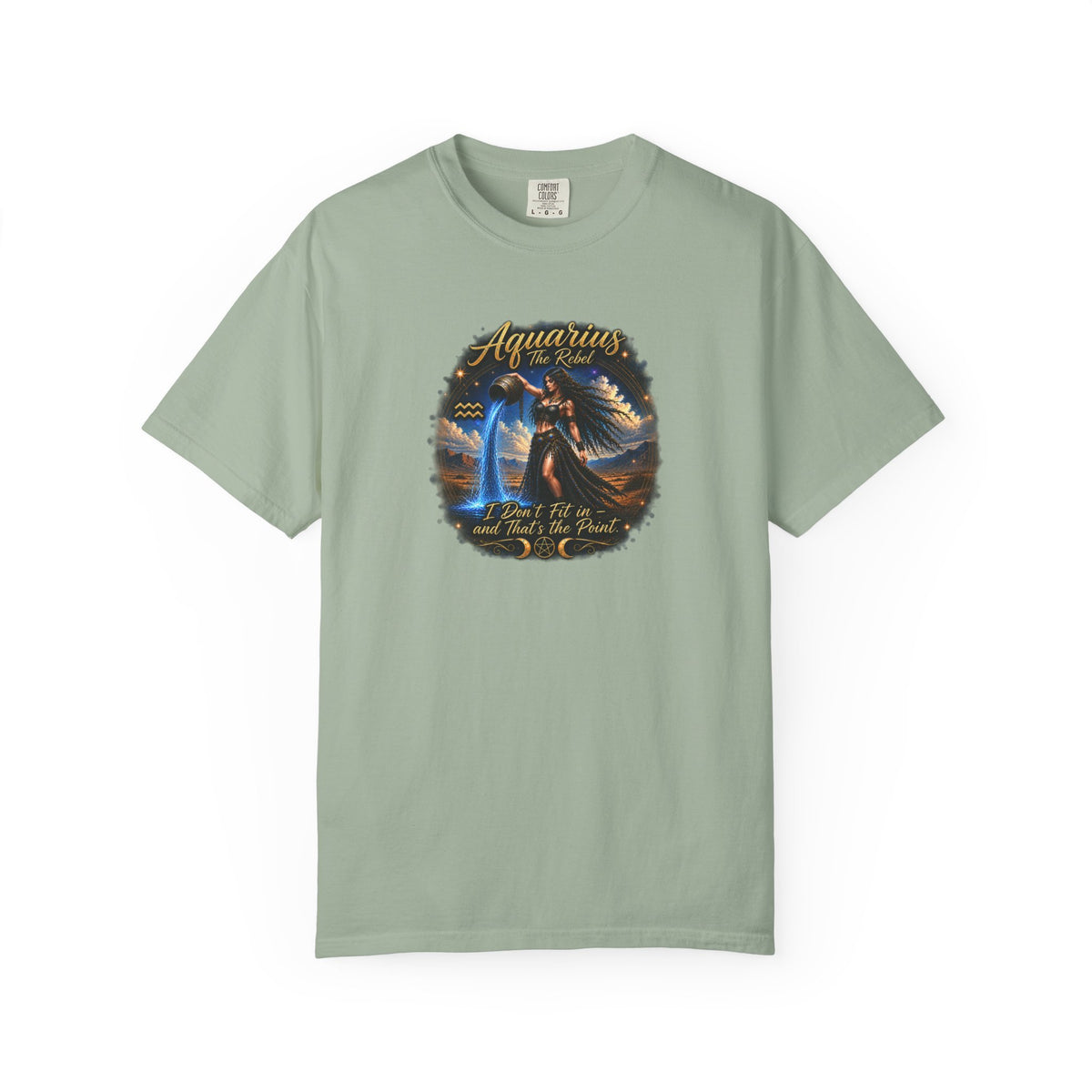 Aquarius "The Rebel" Zodiac T-Shirt – Water Bearer Astrology Tee Zodiac Sign