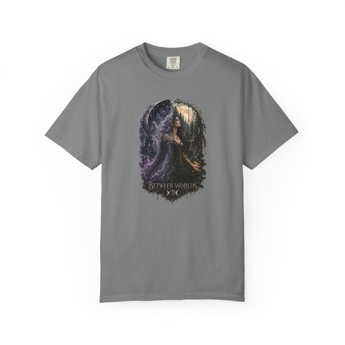 Fantasy Forest T-Shirt — "Between Worlds" Witchy Art Tee