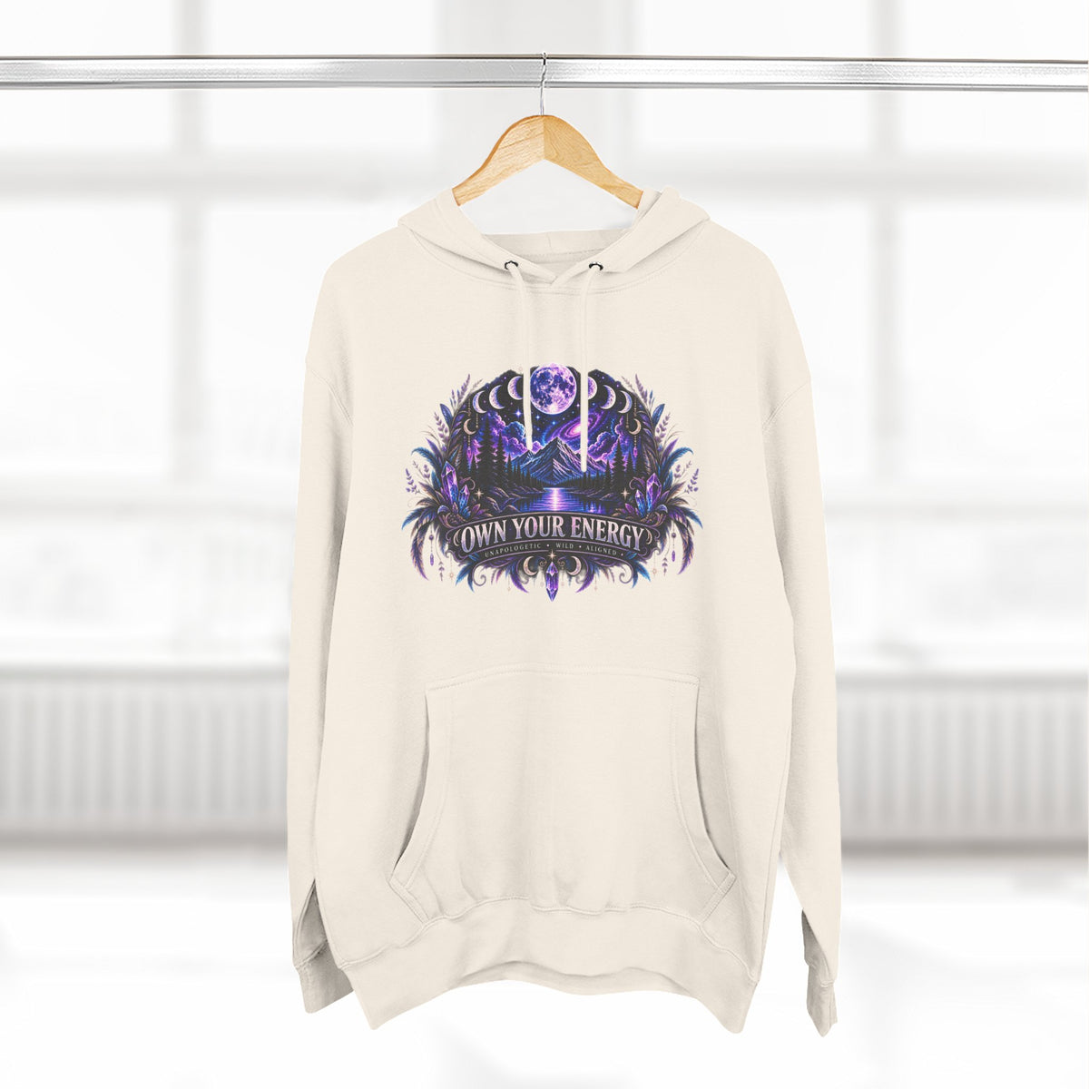 Own Your Energy Hoodie — Cosmic Motivational Pullover