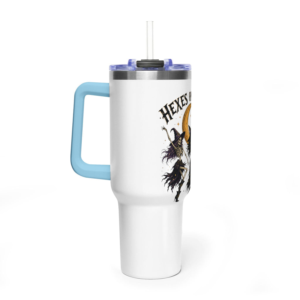 Hexes On My Exs 40oz Tumbler — Witch Moon Vacuum Insulated Travel Mug