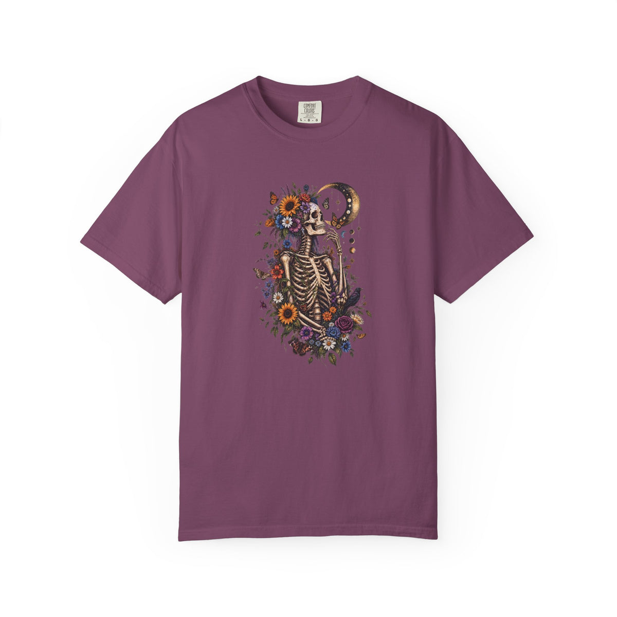 Floral Skeleton T-Shirt — Gothic Floral