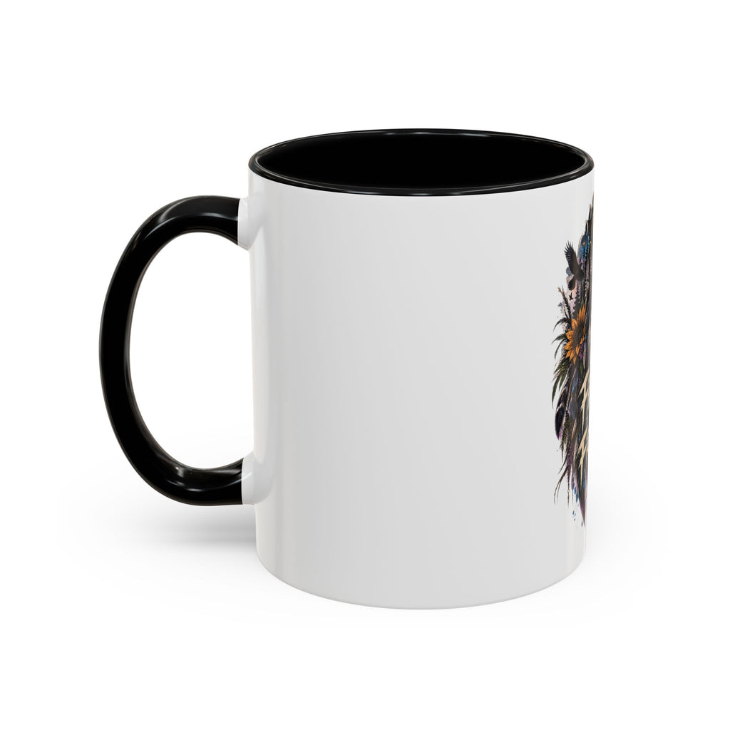 Feral Not Fragile Wolf Accent Coffee Mug (11oz & 15oz)