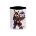 Kangaroo Streetwear Coffee Mug — "FAFO I Have Time" Accent Mug