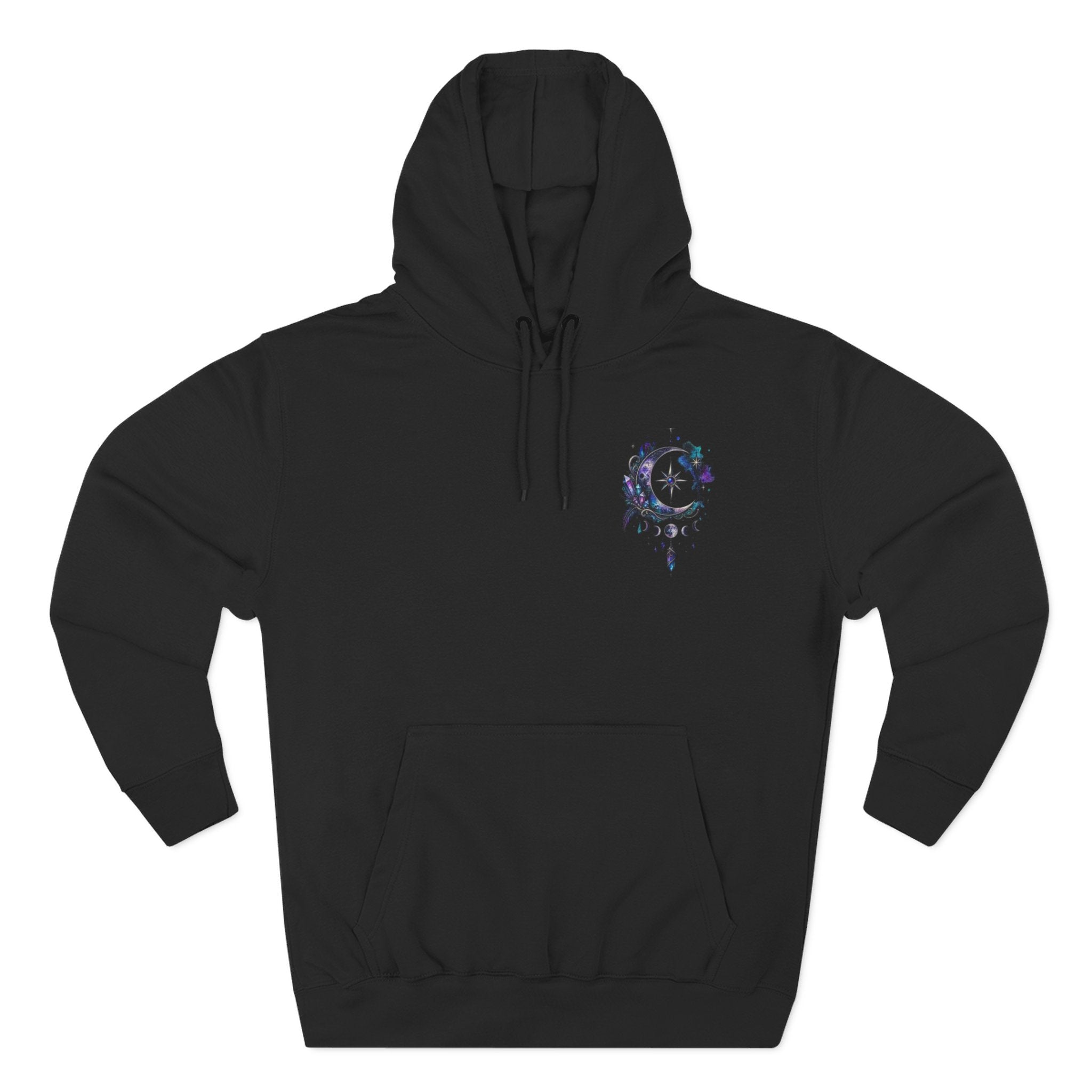 Mystic Moon Hoodie — "Trust the Signs" Celestial Fleece Pullover