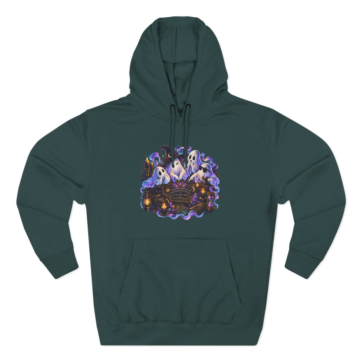 Funny Ghosts with Spirit Board Hoodie — Halloween Ghosts & Haunted Night Pullover