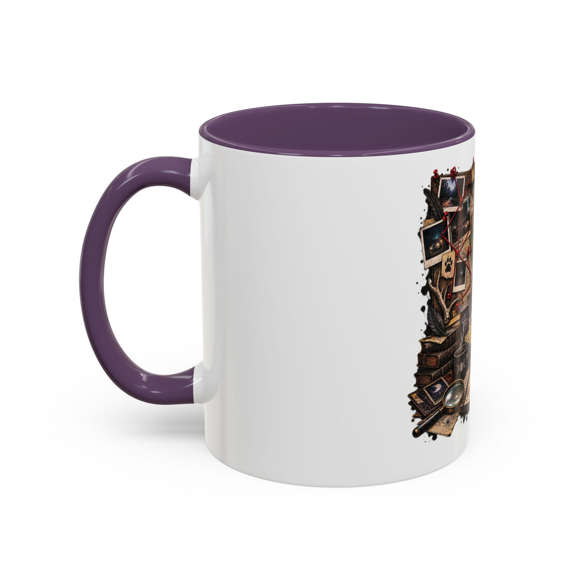 Conspiracy Board Coffee Mug — Detective Mystery Map Design (11/15oz)