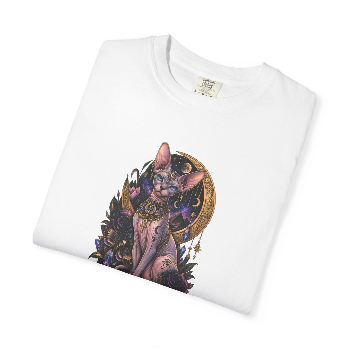 Egyptian Sphynx Moon cat Graphic T-Shirt