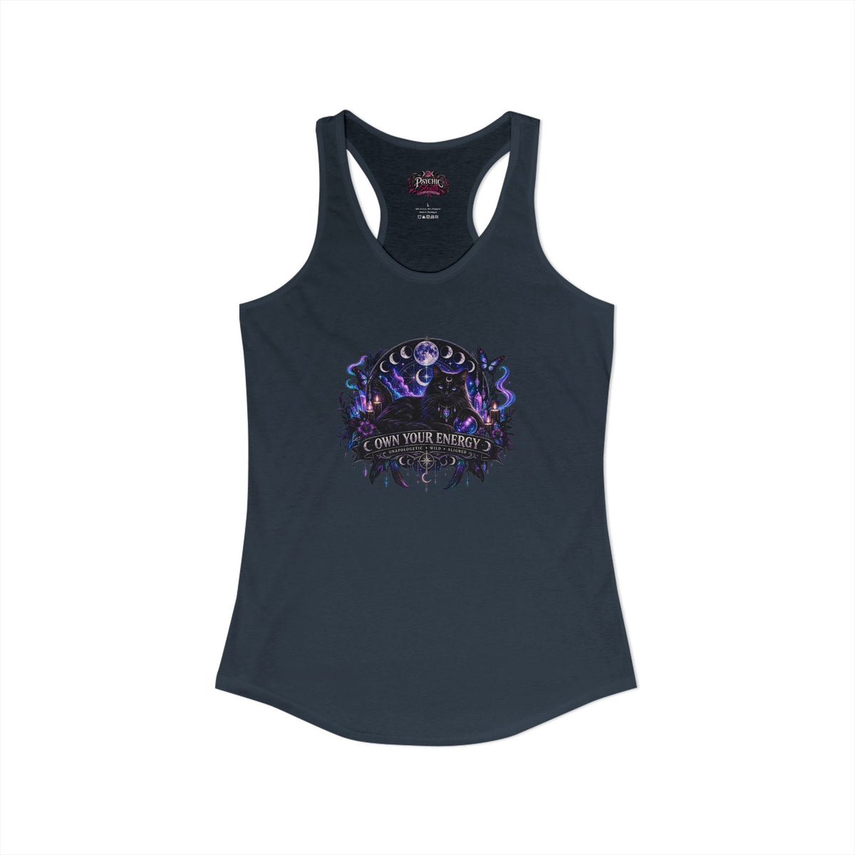 Own your Energy Majestic Black Cat Tank