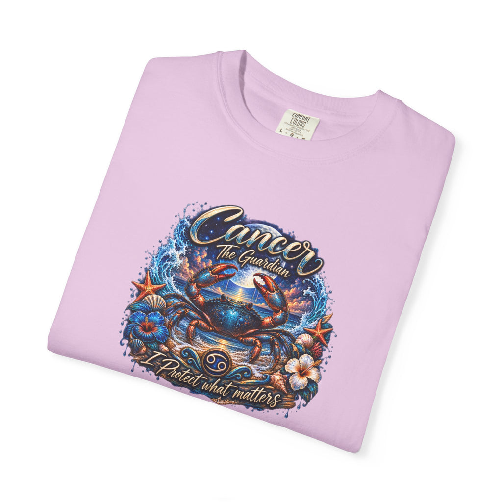 Cancer The Guardian Zodiac Tee- Born Devoted