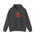 Inspirational Floral Hoodie – "Your Smile is Kind & Beautiful" Rainbow Sunflower Cozy Pullover