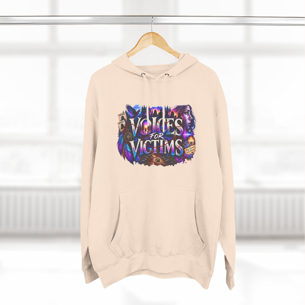 Voices for Victims Graphic Hoodie — Support & Awareness Pullover