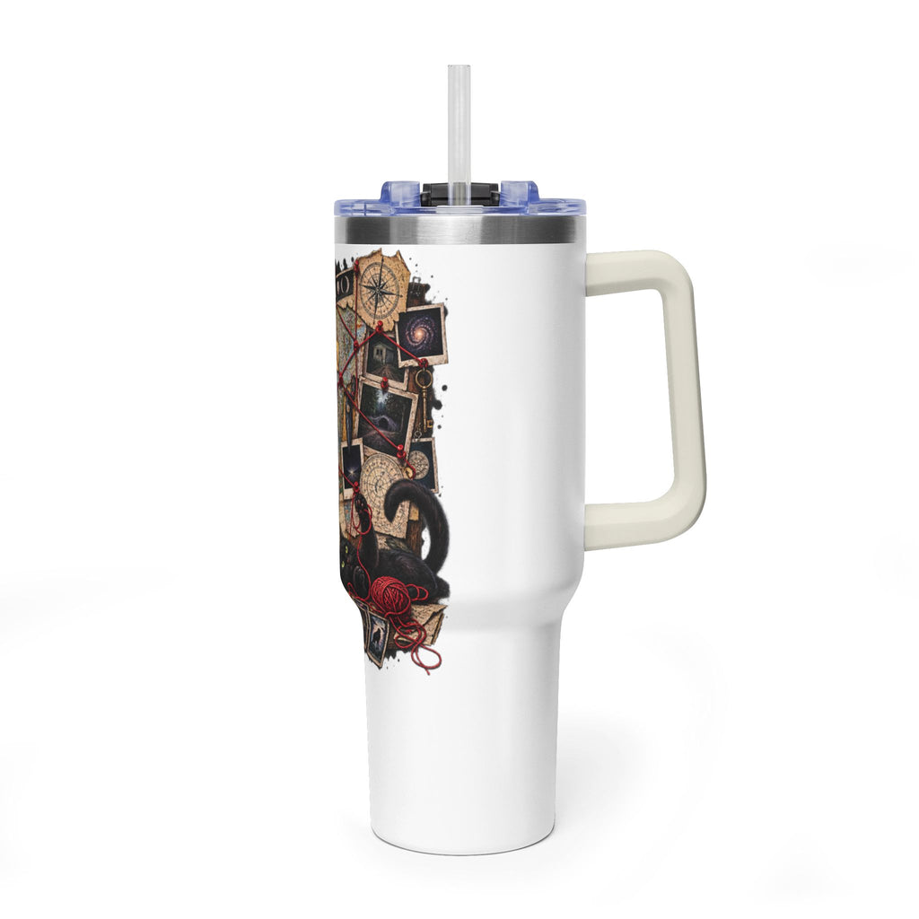 Mystery Board 40oz Vacuum Tumbler — Detective Case Files Design