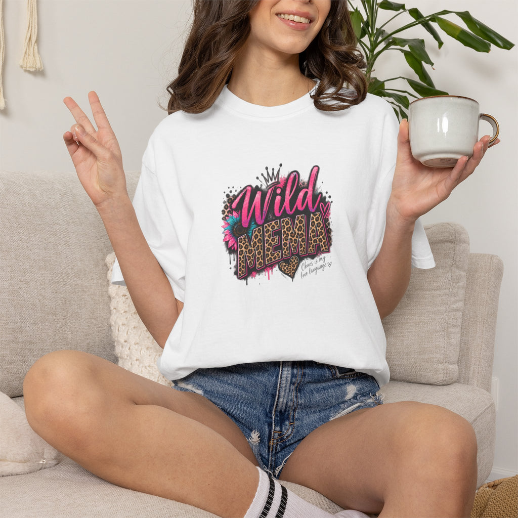 Wild MEMA Leopard Graphic T-Shirt