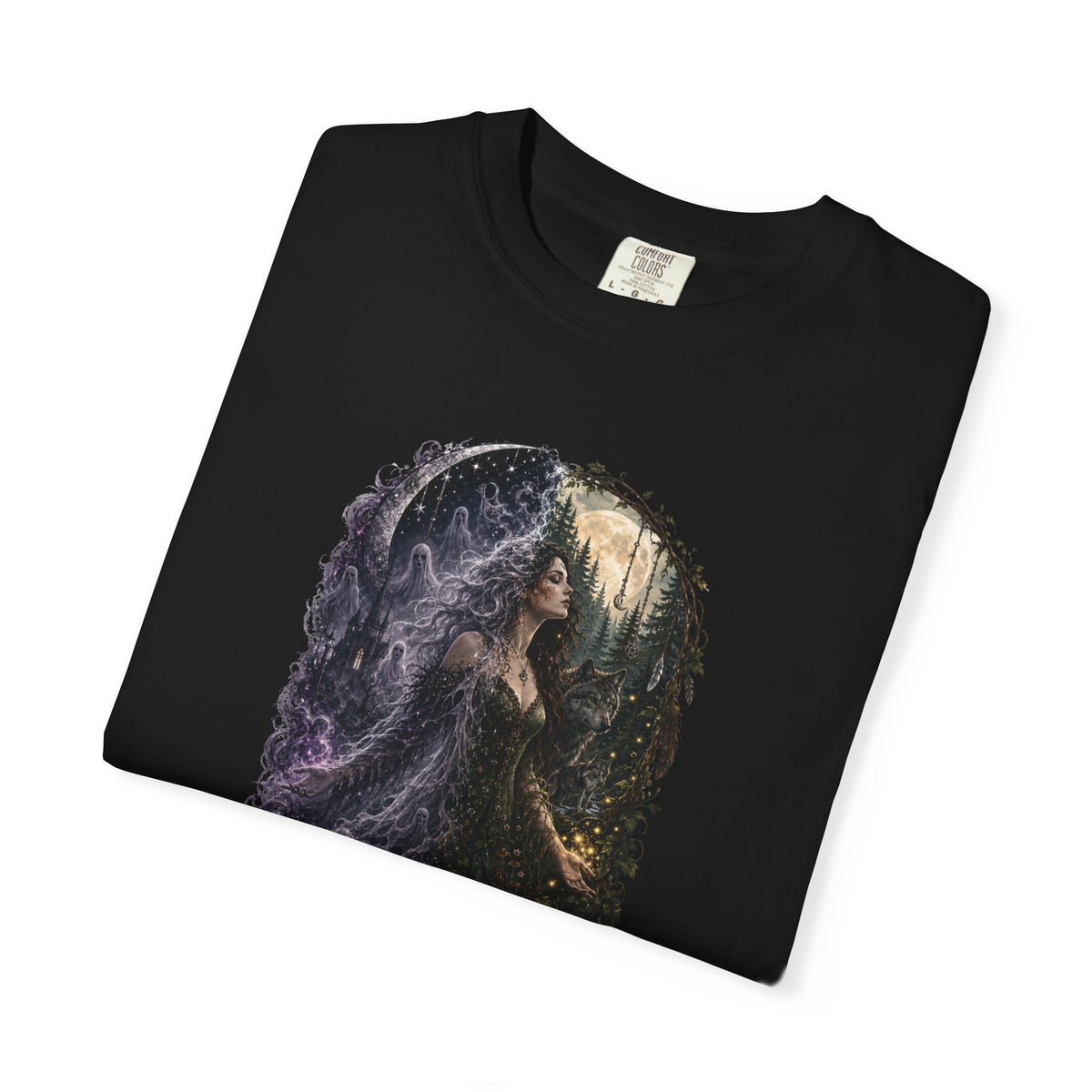 Fantasy Forest T-Shirt — "Between Worlds" Witchy Art Tee