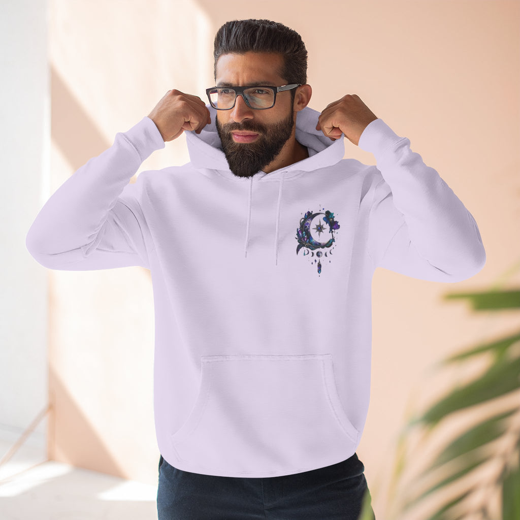 Mystic Moon Hoodie — "Trust the Signs" Celestial Fleece Pullover