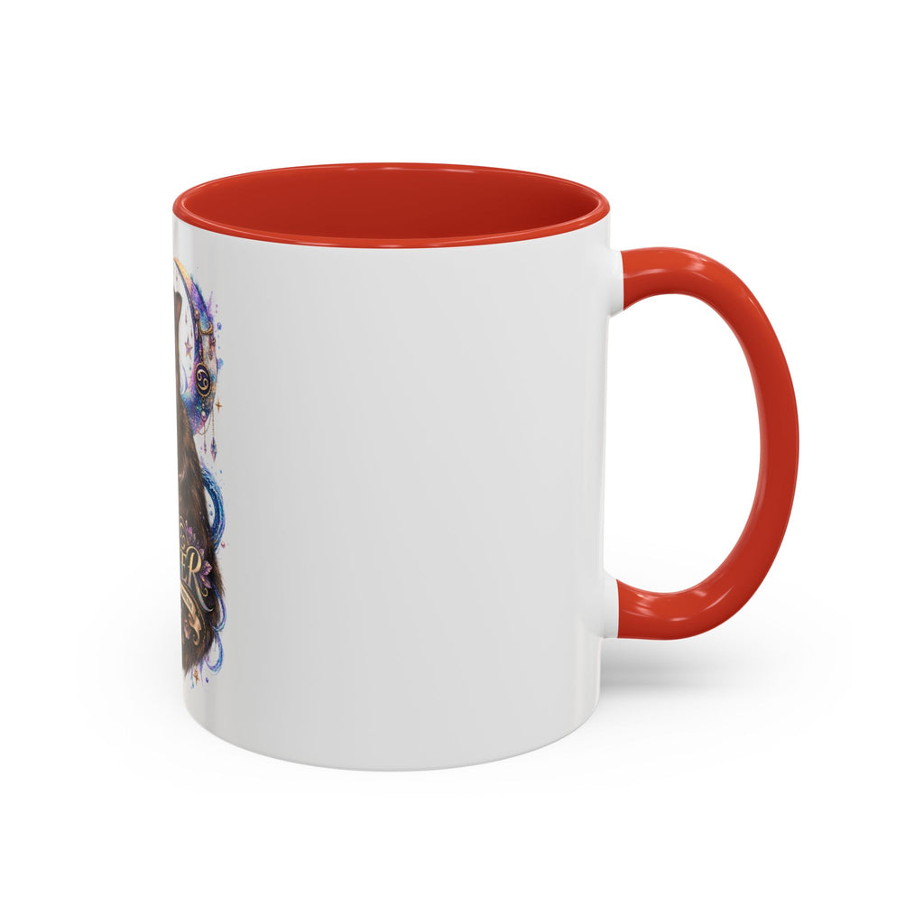 Cancer Zodiac Tortoiseshell Cat Accent Coffee Mug – Astrological Cat Lover Gift (11/15oz)